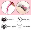 Corconess Skinny Mascara Wands 50pcs Mini Eyelash Brushes Disposable Lash
