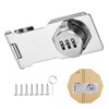 Keyless Cabinet Combination Latch,3-Digit Combination Lock Twist Knob Cabinet Combination