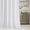 RYB Home White Velvet Curtains 96 inches Long for Bedroom