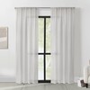 Thermasheer Weathershield Insulated Sheer Rod Pocket Curtain Panel 50 x