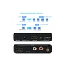 HDMI Earc/arc Audio Extractor, HDMI Earc to RCA R/L+ Optical+3.5mm