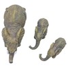 Ieron Elephant Sitter Hand Figurines - Set of 3 Elephant