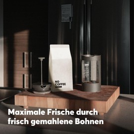 No Coffee® Premium Decaf Coffee Organic (Coffee Decaffeinated Ground, 250 g) | Decaffeinated Coffee Beans with Water | Caffeinated Coffee Ground | Decaffeinated Coffee Ground