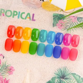 Chemie Gel Chemi Gel Tropical Ocean 9-piece set Neon Syrup Gel / 케미젤 트로피컬 오션 9종 세트 네온시럽젤