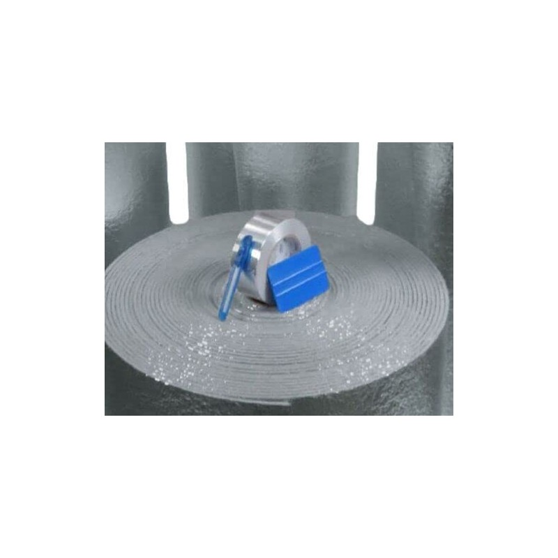 100sqft (4x25) NASATEK Double Bubble Reflective Insulation DIY KIT Razor