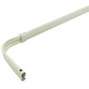 Single lock-seam curtain rods 28-48" projects 5 1/2"