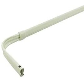 Single lock-seam curtain rods 28-48" projects 5 1/2"