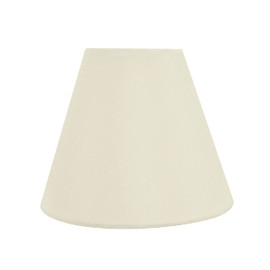 Aspen Creative 32123-2A Small Hardback Empire Shape Chandelier Clip-On Lamp Shade Set (2 Pack), Transitional Design in Ivory, 6" bottom width (3" x 6" x 5")