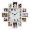 Timelike Modern DIY Frame Clock - White, 40*40*4.5cm, Battery Powered,