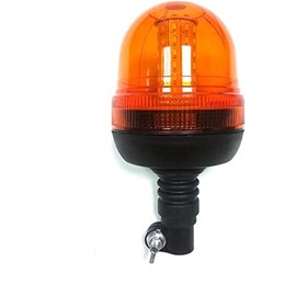 12-24V RECOVERY STROBE AMBER LED LIGHT ORANGE BREAKDOWN DIN POLE FLASHING BEACON TRUCK CAB LORRY E-MARKED