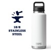 YETI Rambler 46 oz Bottle, Leakproof, Vacuum Insulated, Stainless Steel