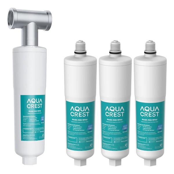 AQUA CREST Whole House Scale Inhibitor Inline Water System,Water Heater