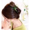 Wenlly retro style hair claw, 5 Inch cellulose acetate alloy