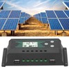 Solar Panel Regulator Charge Controller PWM Dual USB LCD Display