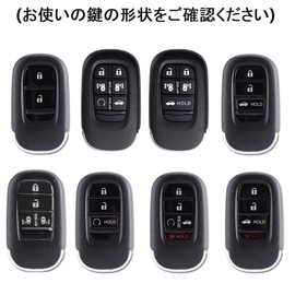 [YANMW] N-BOX Custom JF5 JF6 Key Case Compatible Honda New Step Wagon Key Cover NBOX JF5 JF6 Civic ZR-V Vezel Metal Key Holder, gray