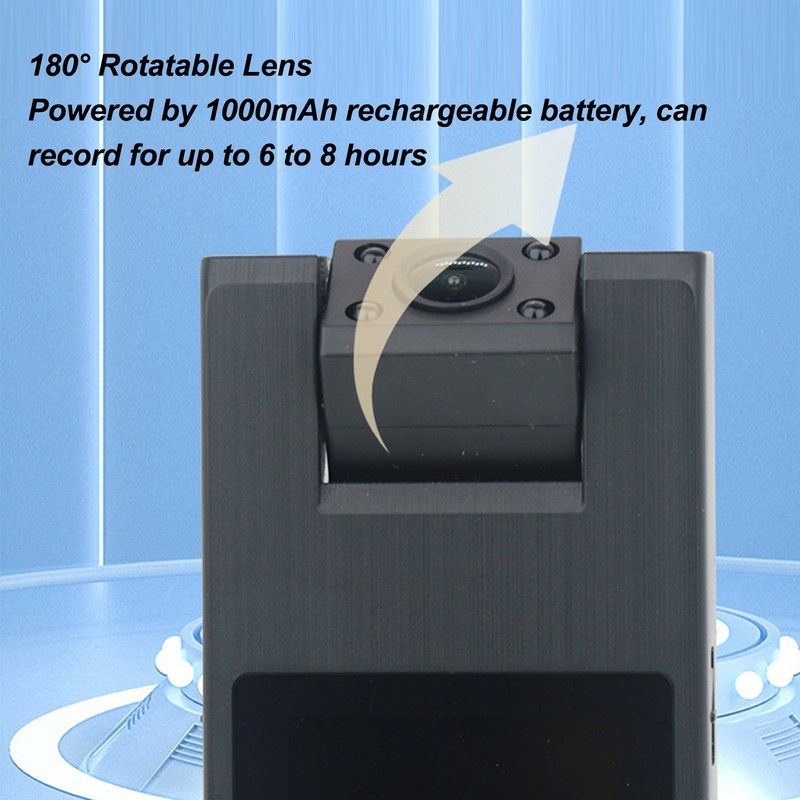 Body Worn Camera HD 1080P WiFi Portable Video Recorder Wearable