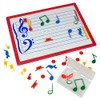 Chamberlain Music Magnetic A4 Sized Double Sided Music whiteboard with