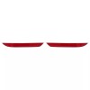 WENQI Rear Bumper Reflector Brake Light Left & Right Red