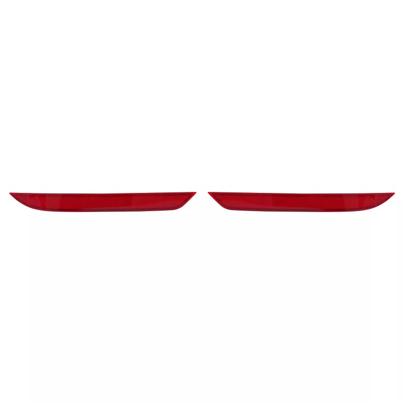 WENQI Rear Bumper Reflector Brake Light Left & Right Red