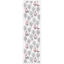 Ekelund Master Weavers - Tomteliv - @14" x 47" Natural Organic Cotton Fine Swedish Table Runner