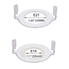 ECUDIS 2 Pcs Uno Lamp Harp Saddle Adapter Converter for