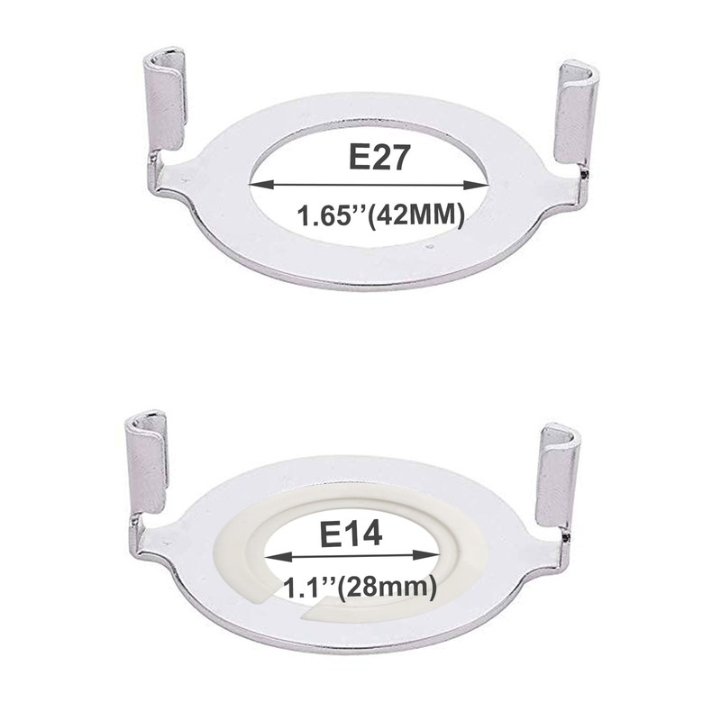ECUDIS 2 Pcs Uno Lamp Harp Saddle Adapter Converter for