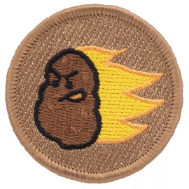 Hilarious Boy Scout Patrol Patch! - #608A The Flaming Potato Patrol!