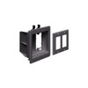 Arlington TVBU505BL-1 Recessed TV Outlet Box with Paintable Trim Plate,