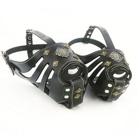 Bestia ''Aztec'' Black Basket Muzzle