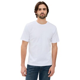 rag & bone Men's Pima Interlock Tee, White, XL