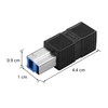CERRXIAN USB 3.0 Type C Female to Type B Male