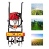 Gas Tiller,52CC 2 Stroke Garden Cultivator Gas Powered,Commercial Tiller Gas