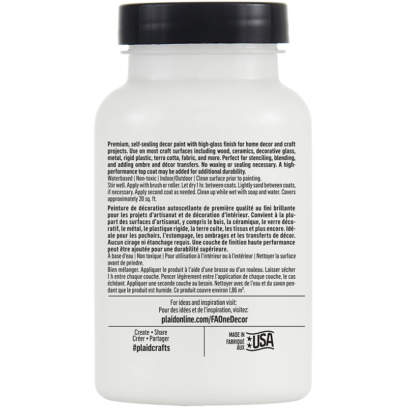 FolkArt, Wicker White One Assorted 8 fl oz / 236