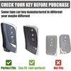 TECART Key Case Cover Fit for Lexus ES350 ES300h Soft