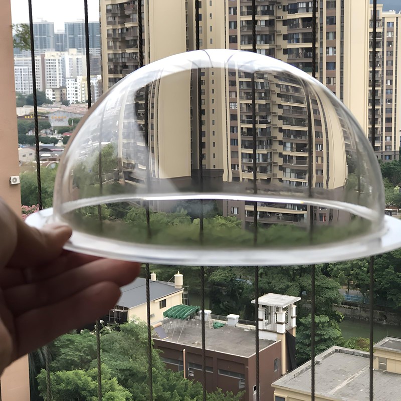 UQISOVI 7 Inch HD Acrylic Clear Hemispherical Cover, Transparent Plastic