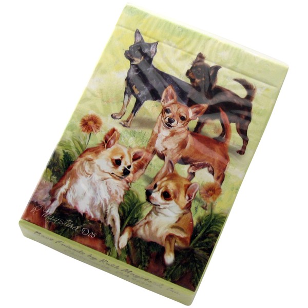 Best Friends Playing Cards, by Ruth Maystead - Chihuahua