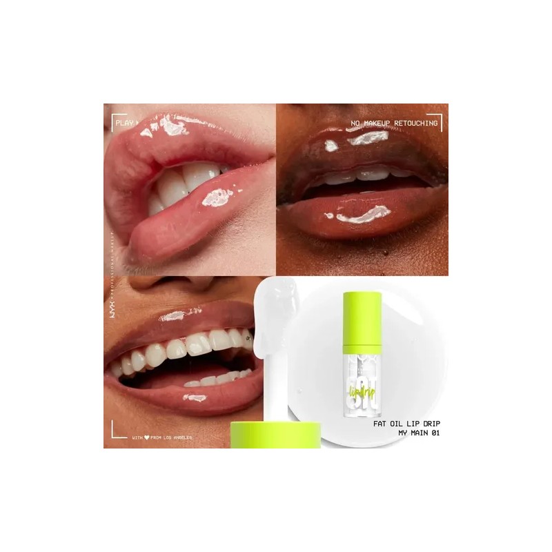 Brillo Labial Hidratante Fat Oil Lip Gloss De Nyx Cosmetics