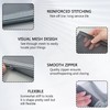 selcouth yyds 2 Pcs Pencil Case Large Capacity,Clear Pencil for
