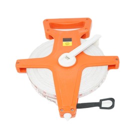 Dapetz ® Surveyors 50M Open Reel Tape Fibreglass Surveyors Long Retractable Reel & Metal Strong Casing Tape Measuring Tape 50 Metre by Scale Metric Imperial Impact Resistant Shell
