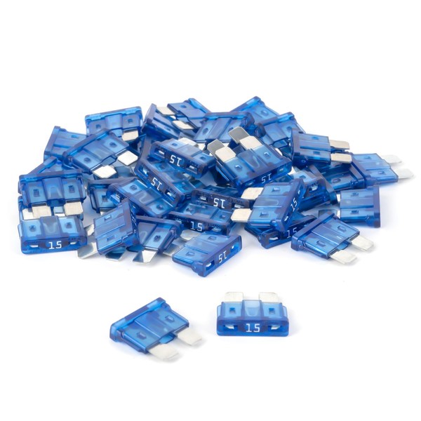 80 Pack Auto Fuses 15 AMP ATC/ATO Standard Regular Fuse