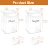 Yomjarl Set of 2 Large Food Storage Jars 4L -