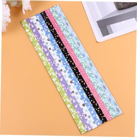 COHEALI Foil Craft Sheets 12 Sets of Glitter Star Paper for Star Making Educational Fun Random Style