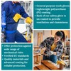 Pack of 12 or 24 Black Safety Work Gloves, Outdoors