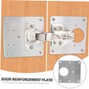 Ipetboom 8pcs Hinge Repair Plates for Cabinet Door Hinge Filler