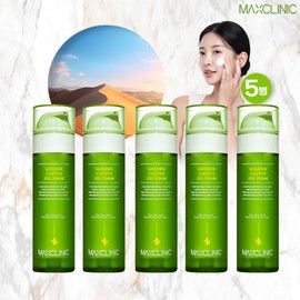 Maxclinic 맥스클리닉 골든선인장 오일폼 기본세트 (대용량 5병) Maxclinic Golden Cactus Oil Foam Basic Set (Large Size, 5 Bottles)