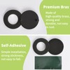 UFURMATE Door Viewer Cover, 2 Pcs Black Brass Security Door