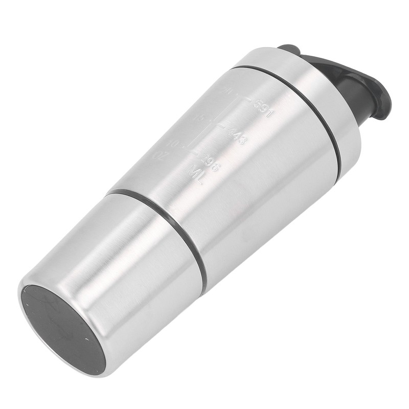 Shaker Bottle 800ml Stainless Steel with Whisk Portable Protein Shaker