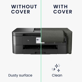 kwmobile Cover Compatible with Brother MFC-J1170DW / MFC-J1010DW / MFC-J1012DWI - Case Printer - Dust Cover Protective Cover - Dark Grey
