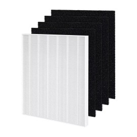For Winix 115115 True HEPA Filter & 4 Carbon Pre-Filters Replacement A