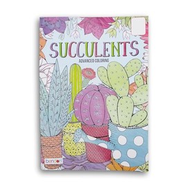 Making the Grade Adult Coloring Book Succulents - Cactus Scenes, Gardening, Nature Pictures to Color - 40 Coloring Pages, Large
